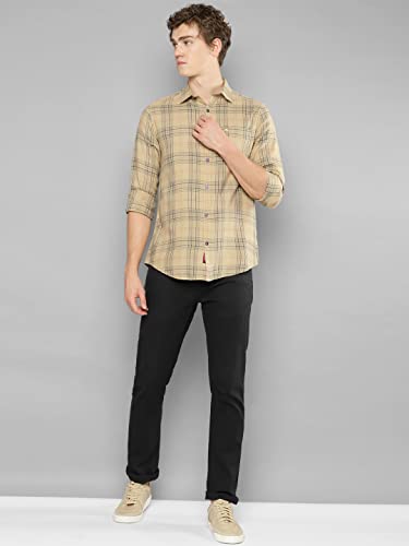 Image of Allen Cooper Checks Shirts for Men - 100% Cotton Comfort Fit Casual and Formal Shirt - Breathable, Soft, Classic Style (Multiple Colors)