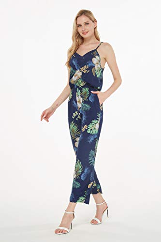 Image of Matchable Family Hawaiian Luau Men Women Girl Boy Clothes in Pineapple Garden Navy