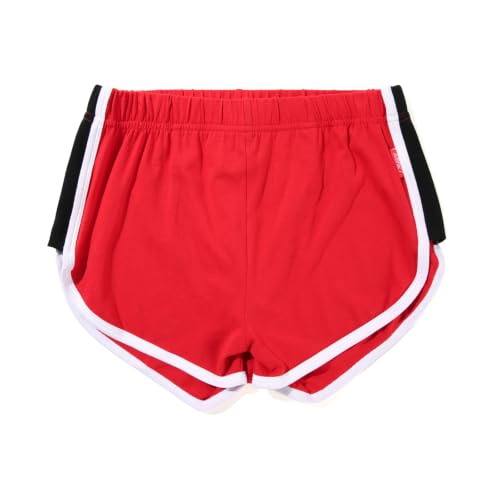 AIMPACT Mens Lounge Shorts 3" Pajama Cotton Casual Wear AM2902RedS Fr