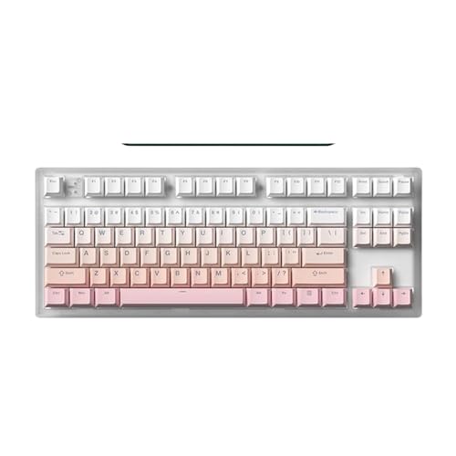 MK870 RGB JjJL[{[h 87 zbgXbv\ PBT L[Lbv PC ^ubgуfXNgbvhCo[ƌ݊(TRANSPARENT PINK)