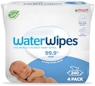 Waterwipes Chusteczki Nawilżane, 240 Sztuk
