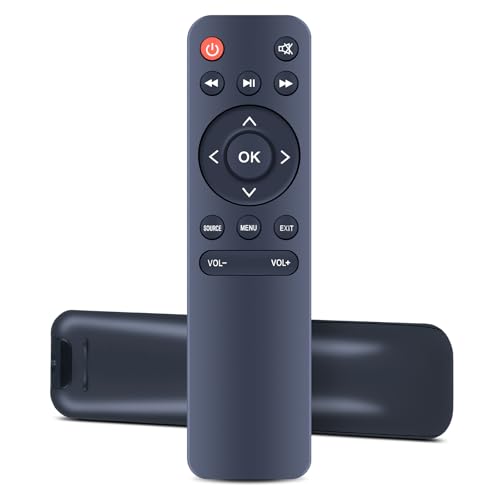 Image of RYQIF Replacement Remote Control Compatible with HOMPOW Native 1080P Full HD Projector C10