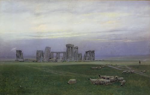Tableaux Graffiti Art Mural Stonehenge impression moderne SERENDIPITP 60x90cm