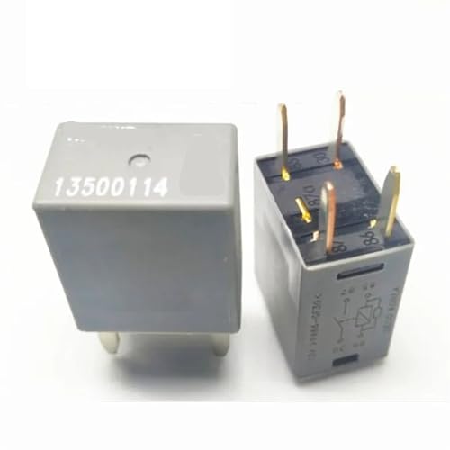 Relé de coche 13500114 de 12V y 4 pines para ventilador y bomba de aceite pack de 2 unidades 2