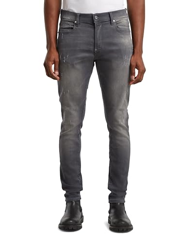 Image of G-STAR RAW Men's Defend Super Slim-Fit Jean in Slander Grey Superstretch