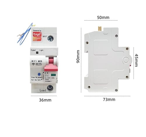 Disjoncteur temporisé 1P à 4P 80A pour tableau électrique - 3
