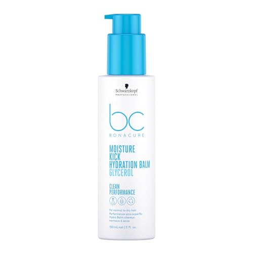 Schwarzkopf Professional Bonacure Moisture Kick Hydration Balm Leave In Haarconditioner Normales Trockenes Haar Vegan Glycerol Hydratisierend Verbesserte Handhabbarkeit Leichtes Haargefühl 150 ml