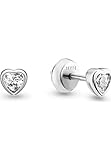  JETTE Damen-Ohrstecker 925er Silber 2 Zirkonia One Size Silber 32015357