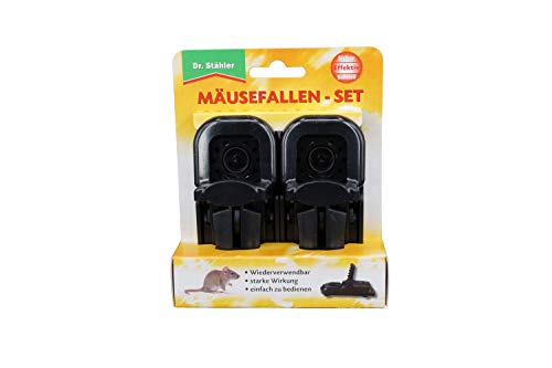 Preisvergleich Produktbild Dr. Stähler Mäusefallen-Set, 2 Stück
