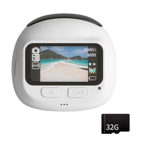 Digital Camera 1080P Artistic Modes 1.47" Screen 38g Portable Teen Photography Gadget Easy to Use Camera