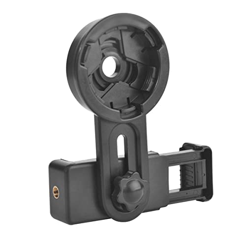 Adaptador de teléfono para telescopio ajustable con clip fácil antideslizante