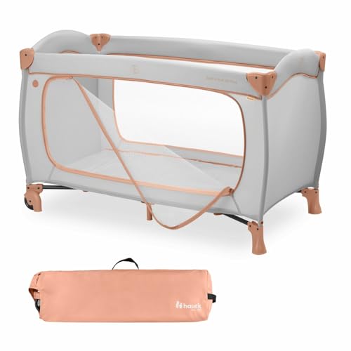 hauck Lettino Da Viaggio Sleep N Play Go Plus - Culla Neonato Fino a 15kg - Letto Pieghevole 120x60,...