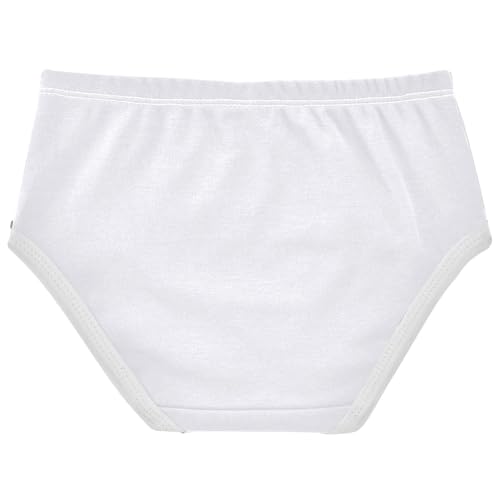 Joisal Ghost White Cute Panties Girl Toddlers Underwear Floral Cotton Artistic Briefs Girls Undies 2t2