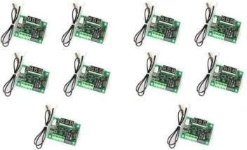 Techleads Dc Digital Temperature Controller Board Mini Electronic Temp Con (10 X W1209 12V)