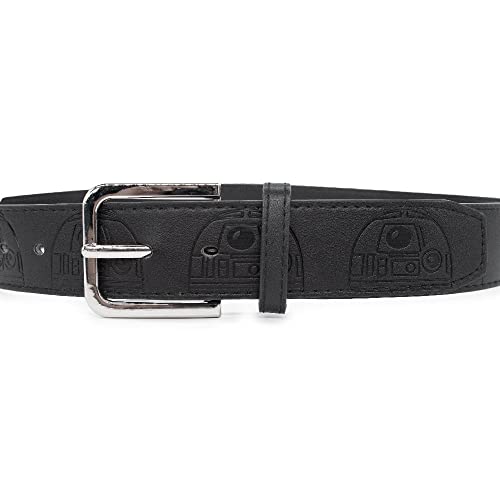 Buckle-Down unisex-adult Star Wars Belt, Vegan Leather Belt, R2-d2 Head Embossed2