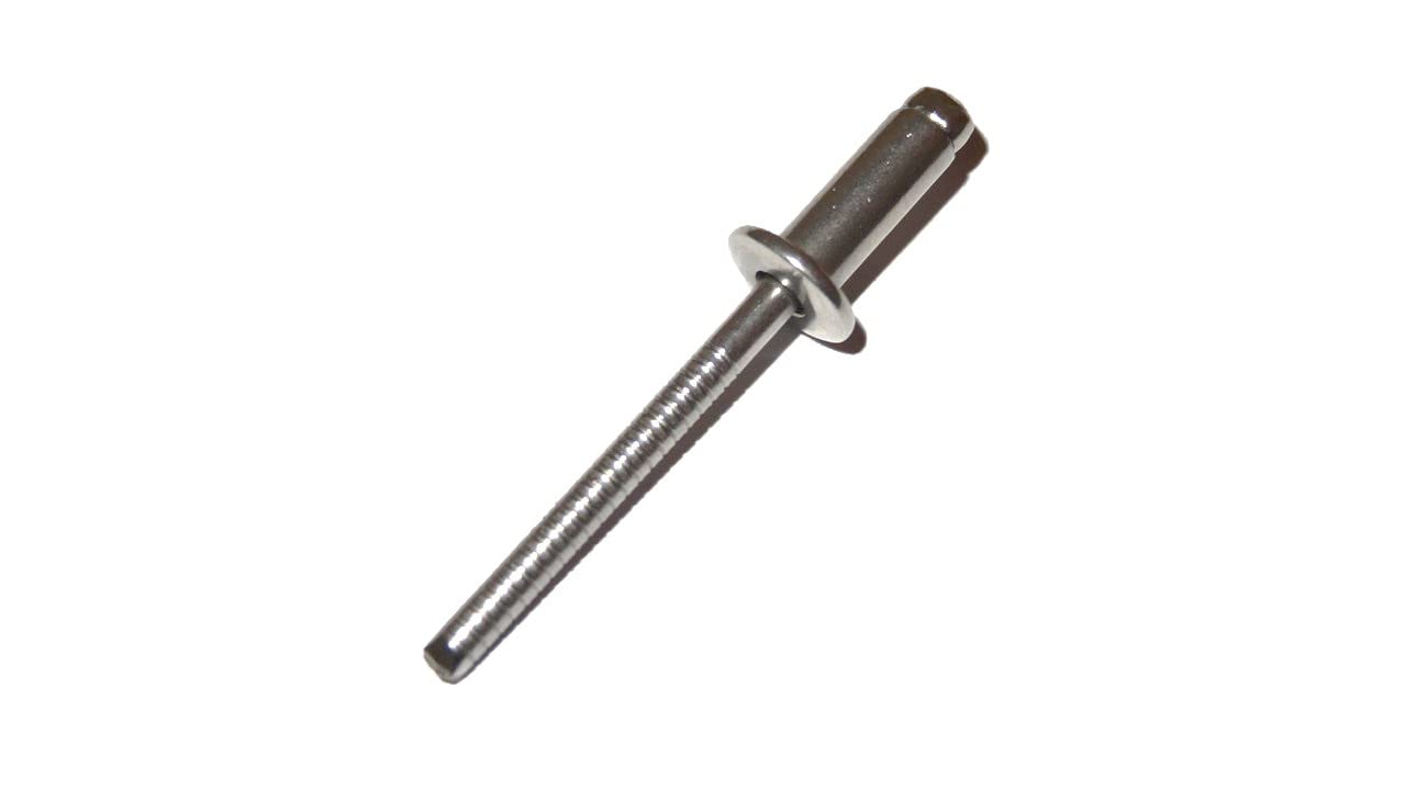500 X Standard Blindniet Alu/ A2 Flachkopf 3,0x10 - Klemmbereich: 5,0, 11,69