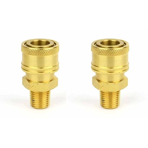 GULUANT 2 Pack Replacement 1/4 Inch MNPT Brass Coupler 5200 PSI Pressure Washer for Interstate Pneumatics PW7131-2PK