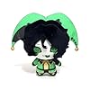 Anime Stuffed Harlequin Plushie Decorative Pendants, 4 Inch Harlequin Plush Figure Keychain Backpack Decorative Doll