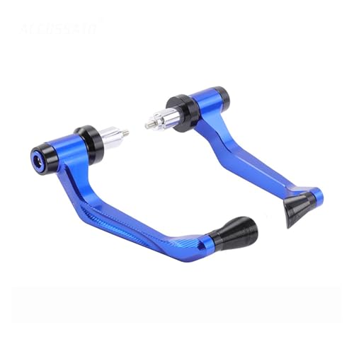 Protège-mains moto bleu anti-chute pour préserver vos leviers de CB650R