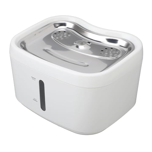 Fuente de agua Focket para gatos, 2.5 L, filtro triple miniatura 3