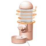 Beheizter Wassernapf Für Hunde - Thermostatisches Siphon Trinkzubehör Für Chinchillas - Kaninchen Käfig Trinker | Für Tierbesitzer Bei Kaltem Wetter Für Garage Terrasse Zwinger Katzenpension