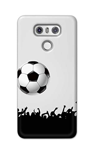 Image of Printed Hard Back Cover Case for LG G6 | LG G6+ Back Cover (Football Icon) -1302