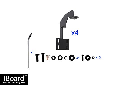 Aps Ibdz5933 Black 4" Running Board Side Step (Iboard Third Generation, For Selected Dodge Durango, Aluminum) #TOP6