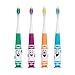 GUM Crayola Pip-Squeaks Kids' Toothbrush, Ultra-Soft, Ages 3+, 1 Count (Pack of 4)