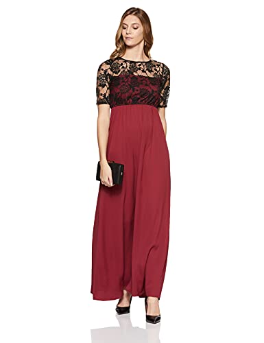 Image of Miss Olive Women's Crepe Skater Maxi Dress