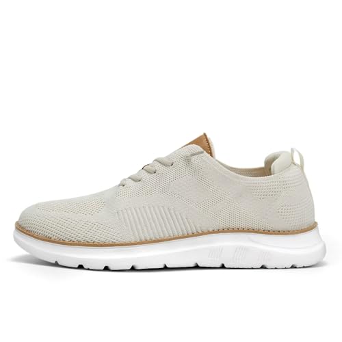 Image of Mens Oxfords Casual Fashion Slip on Shoes Dress Business Sneakers Mesh Work Comfortable Lightweight Soft Sole