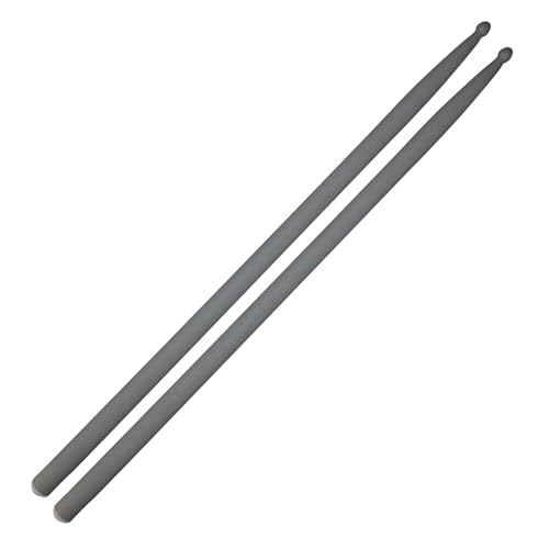 1 Par de baquetas 5A de fibra de carbono para batería, baquetas clásicas para tambor redoblante, para principiantes y estudiantes miniatura 3