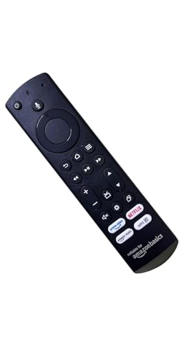 Image of Compatible Remote for Amazon Basics Led Tv Original Replacment of Smart Android Amazon Basics Television Without Alexa Feature and Non Voice Command (Same Model Only Will Work),