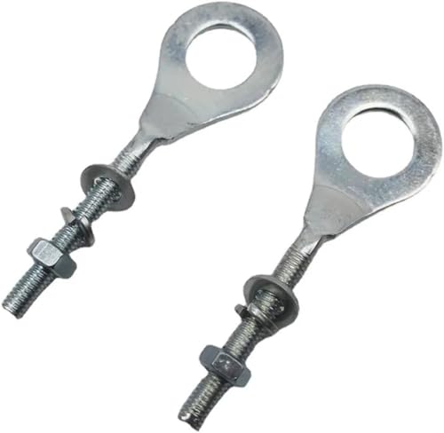 2 Stück 15mm Kettenachse Einsteller Spanner für 50cc 70cc 90cc