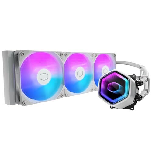 Amazon | CoolerMaster MasterLiquid Core II 360 White ARGB X6G2