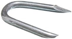 400 x GALVANISED ZINC Plated Weather Proof Steel Staples U Nail 30MM Long