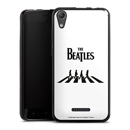 DeinDesign Coque en Silicone Compatible avec Wiko Lenny 4 Étui Silicone Coque Souple The Beatles Abbey Road Musique - Les Beatles, Paul McCartney, John Lennon, RIngo Starr, George Harrison DeinDesign Coque en Silicone Compatible avec Wiko Lenny 4 Étui Silicone Coque Souple The Beatles Abbey Road Musique