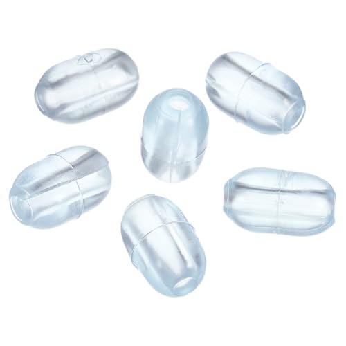 Patas de rejilla para fregadero de cocina MECCANIXITY PVC transparentes paquete 40