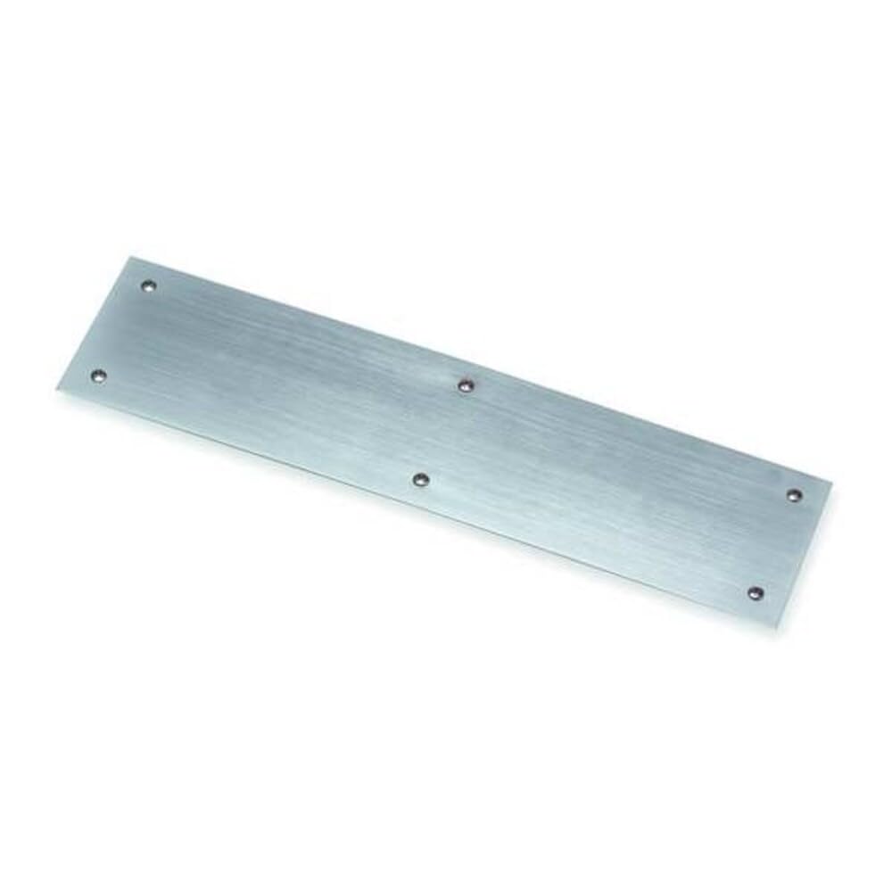 Push Plates, Aluminum Dull, 3 1/2 x15 in