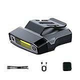 [ahomeone]ライト 釣り キャップ センサー搭載 5モード切替 200ルーメン 超軽量38g 夜釣りやジョギングに適 USB充電式 800mAh 1.5時間急速充電 角度調整 帽子にクリップ 付属バンドで頭装着も可能 停電 防災 登山 800mAh誘導帽子クリップライト、カラーボックスパッケージ+収納