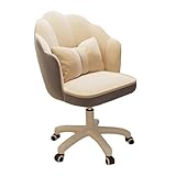 la chaise cadeau est parfaite pour le salon, la chambre à coucher, les pieds à haute charge ont une meilleure portance, une belle apparence et une fermeté, des roulettes de chaise, pas facile d'endommager le sol/ferme, de bonnes performances de glissement/non obstruées. choix de cadeau idéal pour vos amis de la famille ou vous-même.