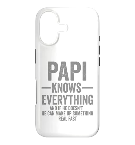 Papi Knows Everything Funny Humor �X�}�z�P�[�X iPhone 17 �p