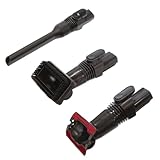 Kit d'outils d'aspirateur 3 pièces compatible avec les aspirateurs Shark IZ400, IZ500, brosse à épousseter, outil d'ameublement et suceur plat pour IZ400UK, IZ400UKT, IZ420UKT, IZ500UK, IZ500UKT