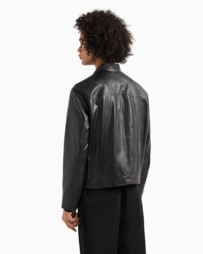 Armani Exchange Men's Real Leather Jacket4