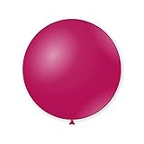 fun factory wiesbaden Palloncino in lattice biodegradabile Rocca Fun Factory, colore fucsia pastello, dimensione 83cm, confezione da 1pz, made in Italy