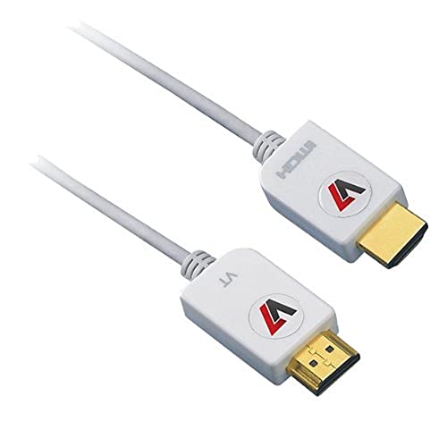 Cable HDMI superdelgado V7 de 2m para conectar tu televisor de pared sin cables a la vista