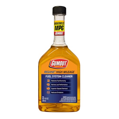 Image of Gumout 510105 Regane High Mileage Pea Fuel System Cleaner, 12 oz