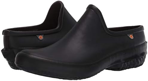 BOGS womens Patch Clog Rain Shoe, Black, 12 US | Image 6
