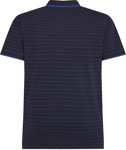 Tommy Hilfiger Men's Short Sleeve Casual Polo Shirts in Regular Fit with Stripe Designs3