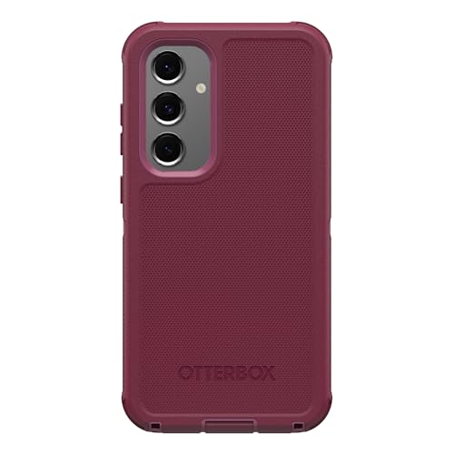 OtterBox Samsung Galaxy S24 FE (Only) - Defender Series Case - Foxberry (Pink) - Case Only - Rugged & Durable - with Port Protection - Microbial Defense Protection