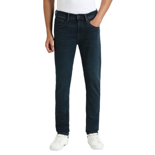 Image of Pepe Jeans Men's Straight Fit Jeans | Mid Rise | Chinox | Jeans for Man
